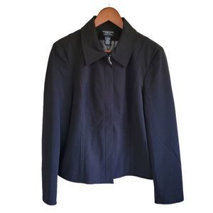 Worthington Works Women's Blazer Zip Up Jacket 12